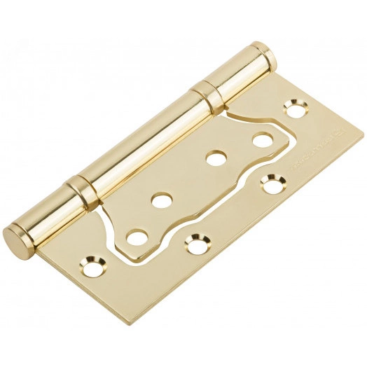Петля дверная универсальная (без врезки) ''PALLADIUM'' 100 мм латунь (2ВВ - 100 РВ)