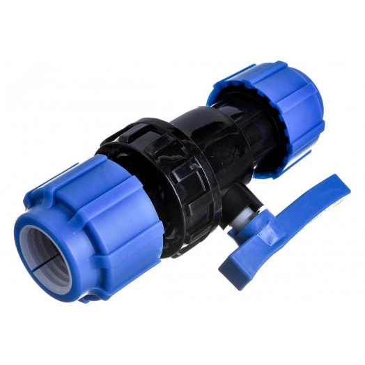 Кран шаровой компрессионный разъемный d 32