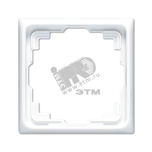 Рамка 1 пост для кабель-канала белая