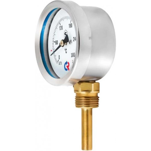 Термометр биметаллический радиальный БТ-32.211 0-100С 1/2' 100 кл.2.5