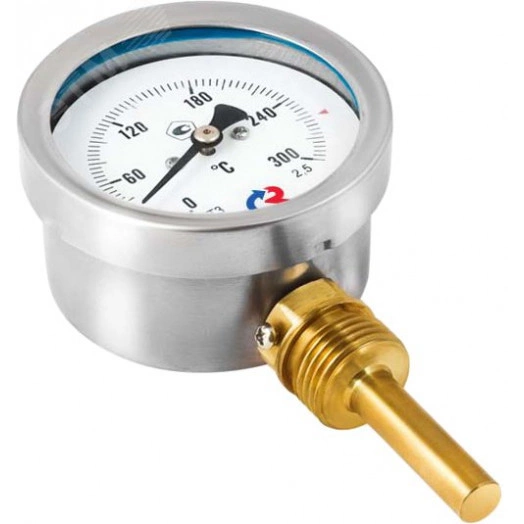 Термометр биметаллический радиальный БТ-32.211 0-100С 1/2' 100 кл.2.5