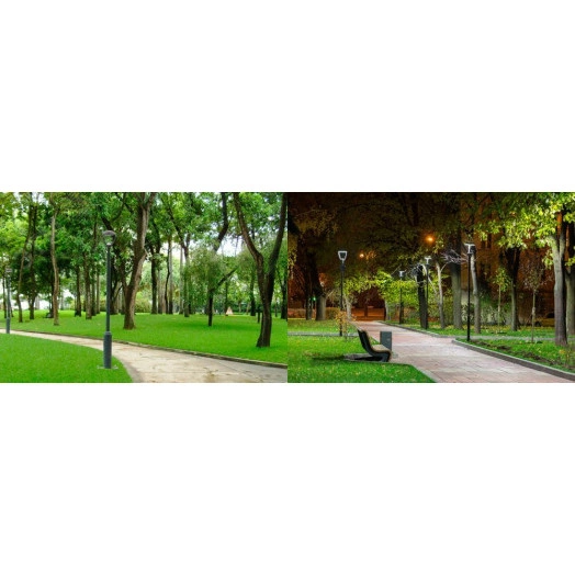 Светодиодный светильник Diora Meduza Park 120/15500 Д прозрачный 5K