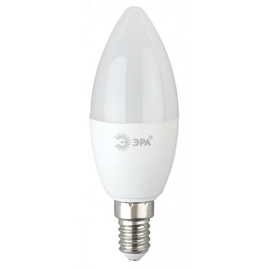 Лампа светодиодная LED B35-6W-865-E14 R (диод, свеча, 6Вт, хол, E14) (10/100/3500)