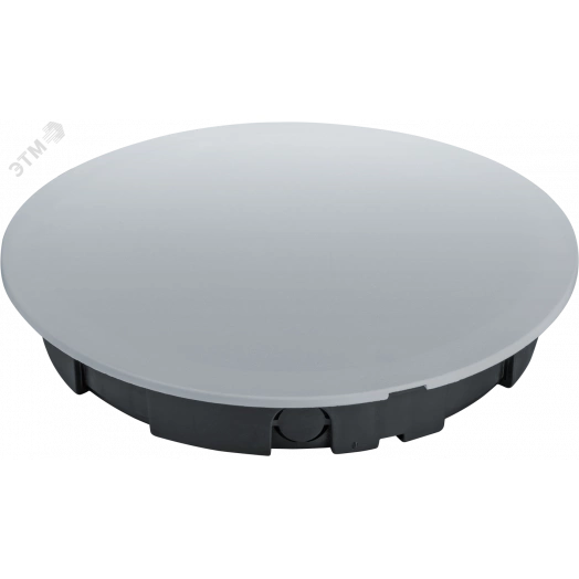 Коробка NSS-DB-SW-93-15-BL распаячная скрытого монтажа для твердых стен с крышкой черная d93х15