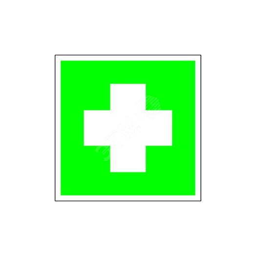 Знак безопасности NPU-1818.EC01''Аптечка первой медицинской помощи''