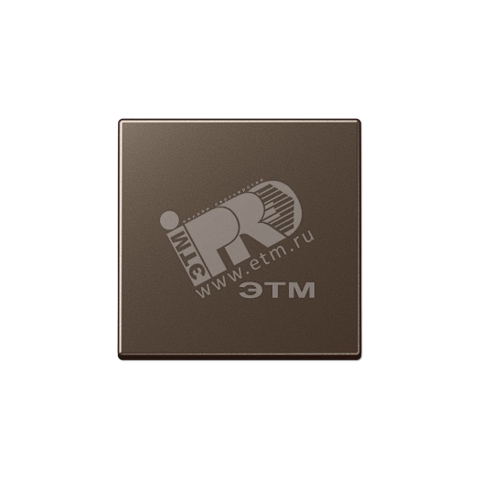 Клавиша 1-я для выключателей и кнопок  без подсветки. Серия A500  Материал- дуропласт  Цвет- мокко