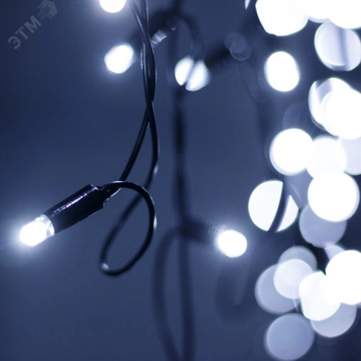 Светодиодная гирлянда ARD-EDGE-CLASSIC-2400x600-BLACK-88LED-MILK-STD White (230V, 6W) (Ardecoled, IP65)