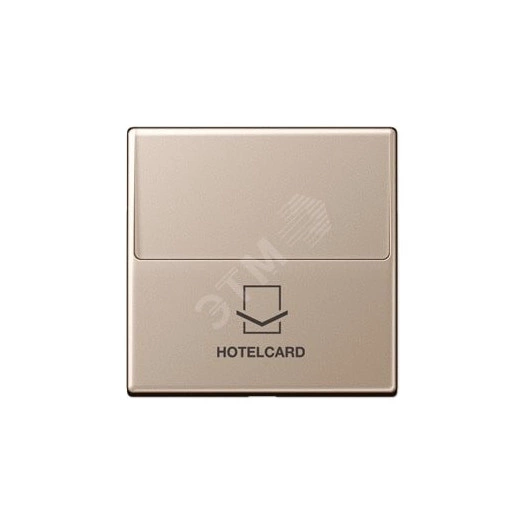 Накладка карточного выключателя (без механизма)  Серия A500  Материал- ударопрочный термопласт  Цвет- шампань