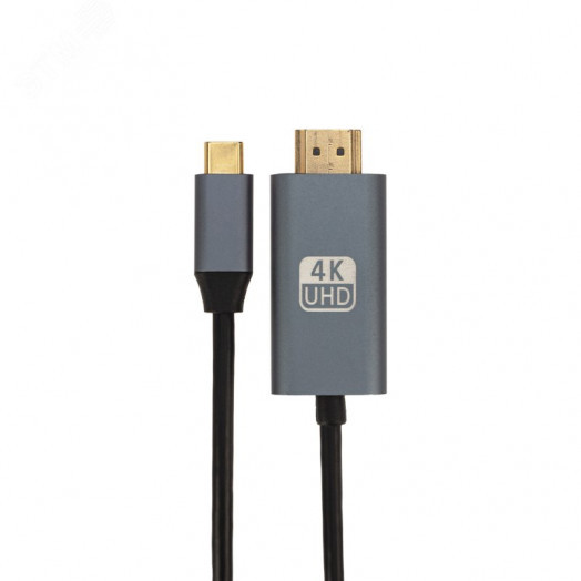 Кабель USB Type-C - HDMI, 2 м., черный