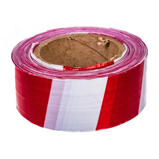 Лента оградительная 75мм (250м) 50мкм