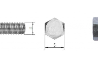 Размеры под ключ гайки и болта