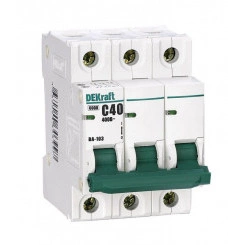 Выключатель автоматический модульный 3п C 5А 6кА ВА-103 SchE 12085DEK