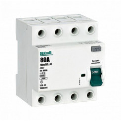 Выключатель дифференциального тока 4P 80А 100мА тип A 6кА УЗО-03 SchE 14300DEK