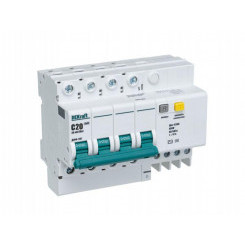 Выключатель автоматический дифференциального тока 4п C 20А 30мА тип AC 4.5кА ДИФ-101 SchE 15021DEK