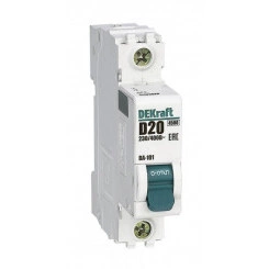 Выключатель автоматический модульный 1п D 20А 4.5кА ВА-101 SchE 11103DEK