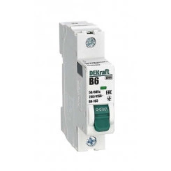 Выключатель автоматический модульный 1п B 6А 6кА ВА-103 SchE 12205DEK Выключатель автоматический модульный 1п B 6А 6кА ВА-103 SchE 12205DEK