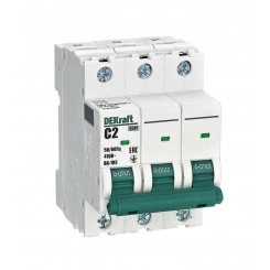 Выключатель автоматический модульный 3п C 2А 6кА ВА-103 SchE 12297DEK