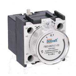 Приставка выдержки времени ПВ-03 1з+1р с задержкой при вкл. 10-180с SchE 24113DEK Приставка выдержки времени ПВ-03 1з+1р с задержкой при вкл. 10-180с SchE 24113DEK