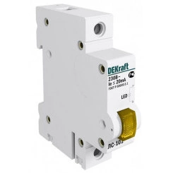 Лампа сигнальная светодиодная на DIN-рейку 1п желт. SchE 18008DEK