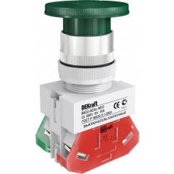 Выключатель кнопочный "Грибок" AEAL ВК-22 d22мм с фиксацией SchE 25039DEK