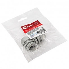 Сальник PG16 IP54 отв. d21мм провод d10-14мм (уп.2шт) PROxima EKF plc-pg-16-2-r Сальник PG16 IP54 отв. d21мм провод d10-14мм (уп.2шт) PROxima EKF plc-pg-16-2-r