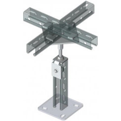 Опора STRUT регулируемая 70-120 Х-фланец EKF stad-X