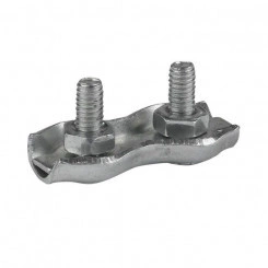 Зажим для троса двойной Duplex (4мм) EKF zdtd-4 Зажим для троса двойной Duplex (4мм) EKF zdtd-4