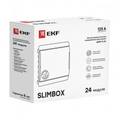 Щит ЩРВ-П-24 "SlimBox" IP41 бел. дверца PROxima EKF sb-v-24w