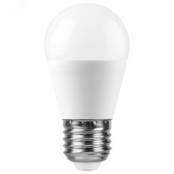 Лампа светодиодная LED 15вт Е27 белый матовый шар