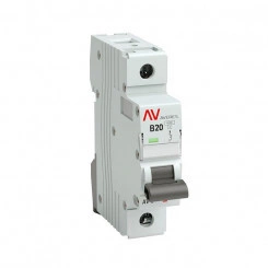 Выключатель автоматический модульный 1п B 20А 10кА AV-10 AVERES EKF mcb10-1-20B-av