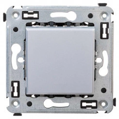 Переключатель 1-кл. 2мод. СП Avanti "Закаленная сталь" 16А сер. DKC 4404113 Переключатель 1-кл. 2мод. СП Avanti "Закаленная сталь" 16А сер. DKC 4404113