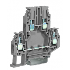 Клемма DBC.4/GR проходная 4кв.мм 2 уровня винт. DKC ZDB400GR