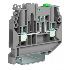 Клемма CBS.4/GR с ножевым размыкателем 4кв.мм 1 уровень винт. DKC ZCBS04GR