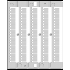 Табличка маркировочная отпечат. CNU/8/444/100/ 4 (уп.500шт) DKC ZN8444