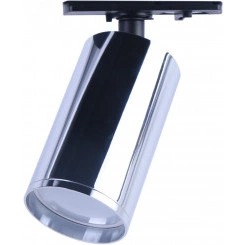 Трековый светильник однофазный TR39-GU10 СН MR16 хром лампа MR16 ( в комплект не входит) Трековый светильник однофазный TR39-GU10 СН MR16 хром лампа MR16 ( в комплект не входит)