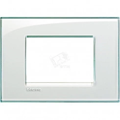 LivingLight Рамка прямоугольная 3 поста Морская вода LivingLight Рамка прямоугольная 3 поста Морская вода