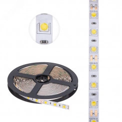 Лента LED 5 м 12 В 5050 2700 К IP23 60 LED/м для БП с клеммами LAMPER