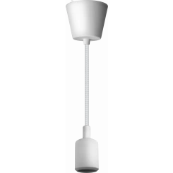 Светильник с проводом 1м.Е27 декор белый Светильник с проводом 1м.Е27 декор белый