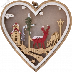 Гирлянда новогодняя светодиодная NGF-D045-06 игрушка сердце Гирлянда новогодняя светодиодная NGF-D045-06 игрушка сердце