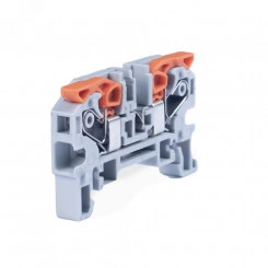 Клемма соединительная универсальная проходная 1 полюс с рычагом на DIN-рейку 4.0 (1шт) Клемма соединительная универсальная проходная 1 полюс с рычагом на DIN-рейку 4.0 (1шт)