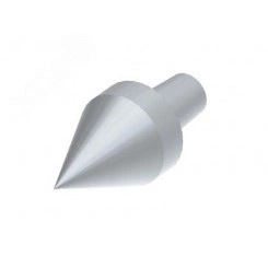 Ударный наконечник для стержня заземления D20 с цапфой. Материал - сталь. Ударный наконечник для стержня заземления D20 с цапфой. Материал - сталь.