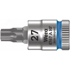 Головка торцевая 8767 A HF TORX Zyklop со вставкой DR 1/4 с функцией фиксации крепежа TX 27 x 28 мм