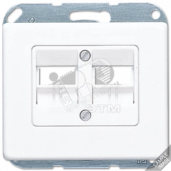 Крышка для модульных гнезд золотая бронза Крышка для модульных гнезд золотая бронза