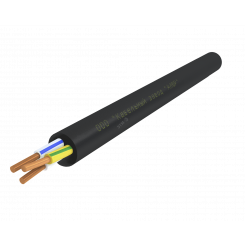 Кабель силовой ВВГнг(А) 3х1.5(ок)(N,PE)-0.660 однопроволочный