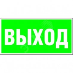 Знак безопасности BL-3015B.E22''Выход''