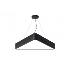 Светильник светодиодный Geometria Delta SPO-151-B-40K-030 30Вт 4000К 2900Лм IP40 600*600*80 черный подвесной Светильник светодиодный Geometria Delta SPO-151-B-40K-030 30Вт 4000К 2900Лм IP40 600*600*80 черный подвесной