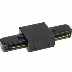 Коннектор трековый, для соединения шинопровода, прямой, жесткий, ARTLINE, пластик/медь, черный, 59744 9, Ritter Коннектор трековый, для соединения шинопровода, прямой, жесткий, ARTLINE, пластик/медь, черный, 59744 9, Ritter