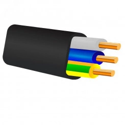 Кабель силовой ВВГ-П 3х10ок (N, PE) - 0.66 ТРТС однопроволочный Кабель силовой ВВГ-П 3х10ок (N, PE) - 0.66 ТРТС однопроволочный