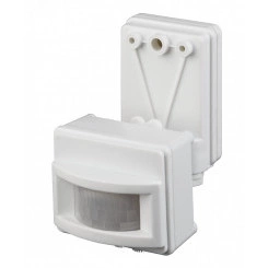 Датчик движения MD 01 прожекторный 1200Вт IP-44 12м (60/360) Датчик движения MD 01 прожекторный 1200Вт IP-44 12м (60/360)