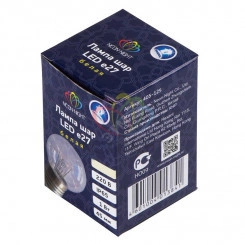 Лампа Шар e27 6 LED 45 мм - белая, прозрачная колба, эффект лампы накаливания Лампа Шар e27 6 LED 45 мм - белая, прозрачная колба, эффект лампы накаливания